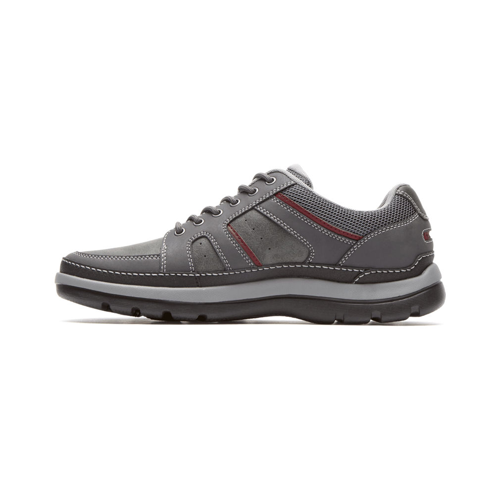 Rockport Joggesko Herre Mørke Grå - Get Your Kicks Mudguard Blucher - XBEU62471